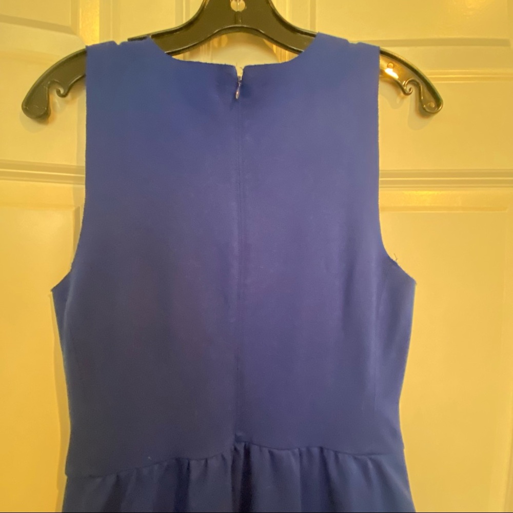 Madewell Royal Blue Dress. Sz M - Picture 6 of 7